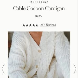 Jenni Kayne Cable Cocoon Cardigan